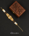 Designer Matt Gold Bracelet