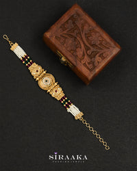 Designer Matt Gold Bracelet