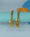 Modern Golden Bangles