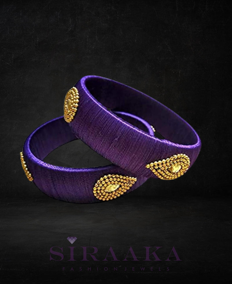 MINIMAL  SILK THREAD KADA BANGLES