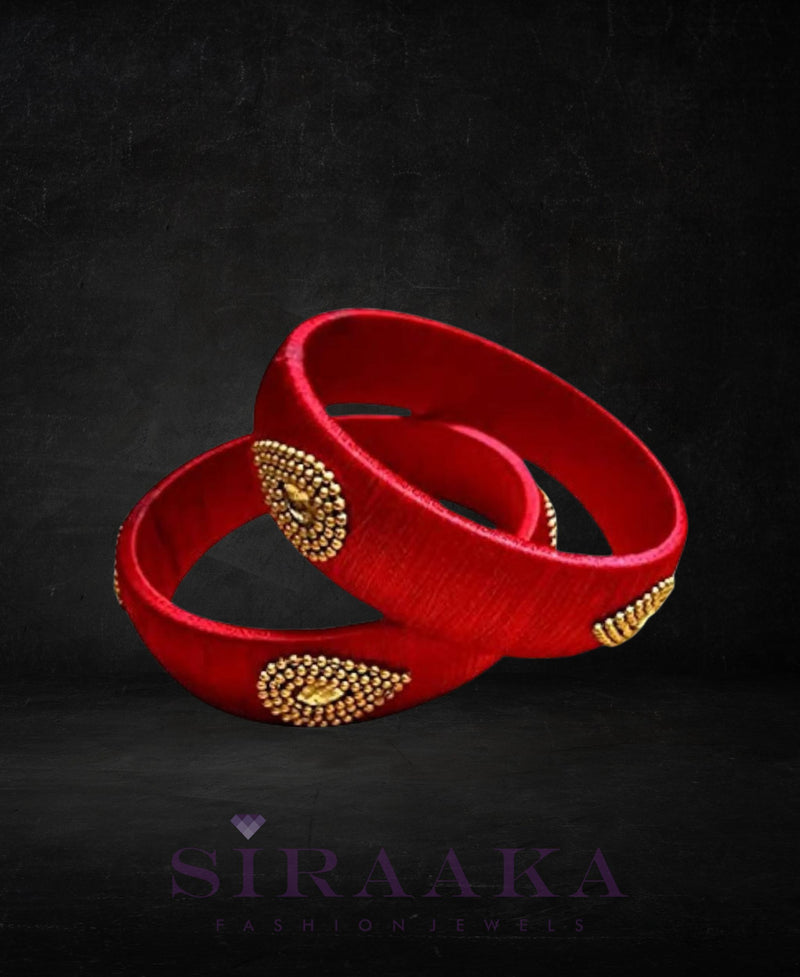 MINIMAL  SILK THREAD KADA BANGLES