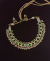 PREMIUM GREEN CRYSTALS CHINCHPETI NECKLACE