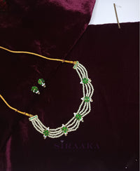 PREMIUM GREEN CHINCHPETI NECKLACE