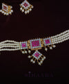 SQUARE PENDANT CHINCHPETI NECKLACE