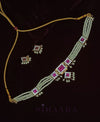 SQUARE PENDANT CHINCHPETI NECKLACE