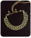 Premium Green Crystals Chinchpeti Necklace