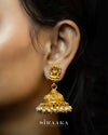 Designer Goddess Jhumka Earrings