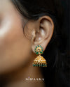 Green Premium Jhumka Earing