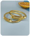 Modern Golden Bangles