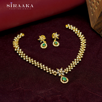 AD/CZ Short Necklace