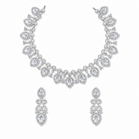 AD/CZ Short Necklace