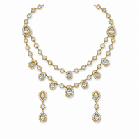 AD/CZ Short Necklace