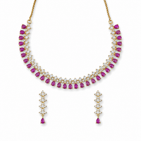 AD/CZ Short Necklace