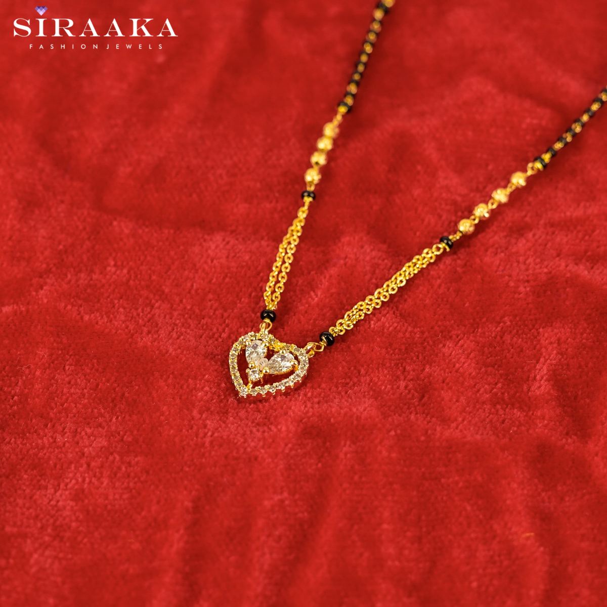 Zircon Short Mangalsutra