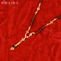 Designer Zircon Short Mangalsutra
