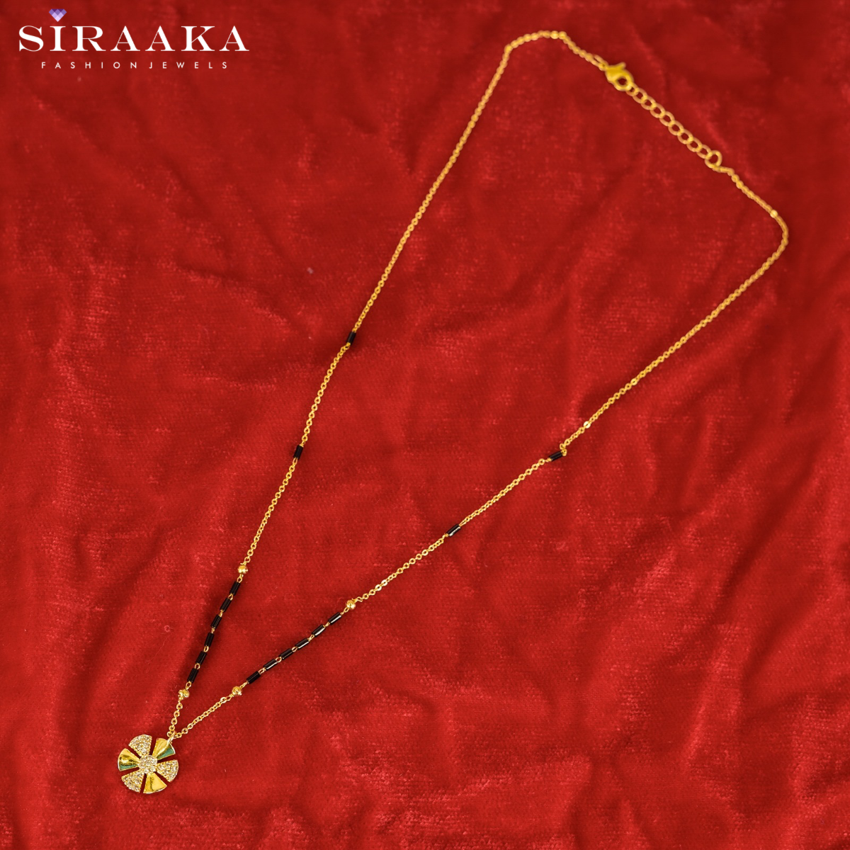Designer Zircon Short Mangalsutra