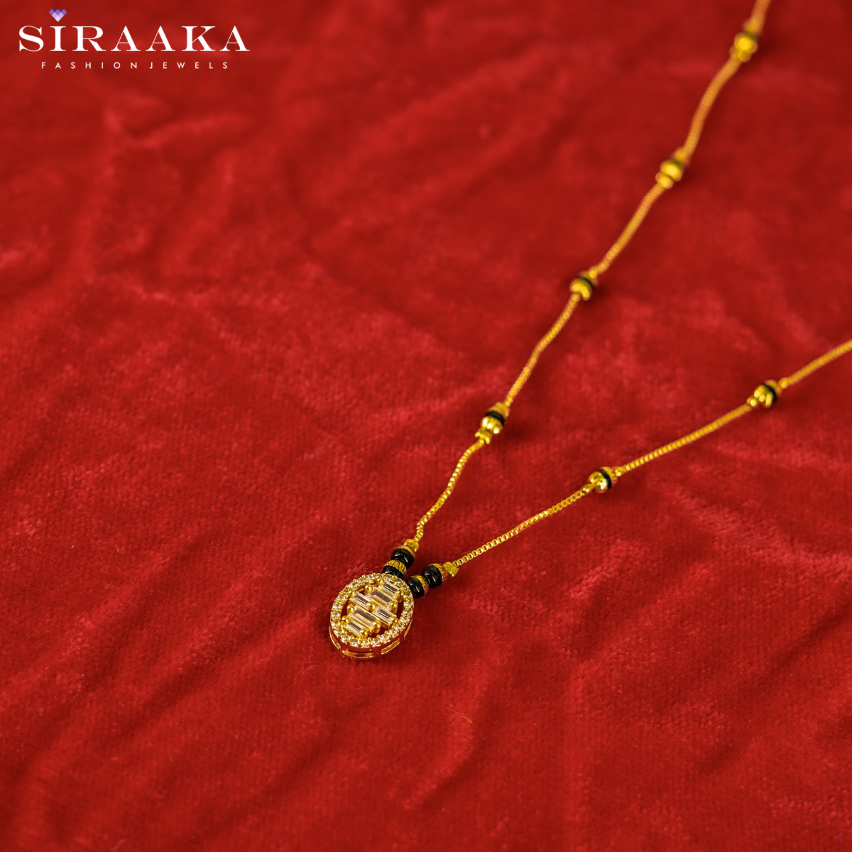 Zircon Short Mangalsutra