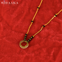 Designer Zircon Short Mangalsutra