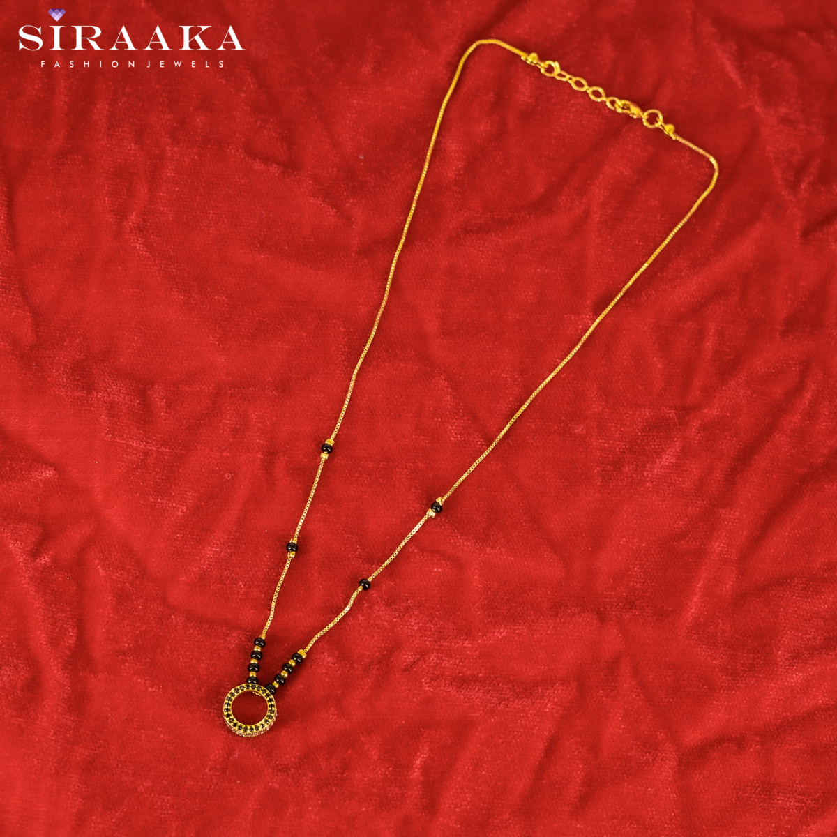 Designer Zircon Short Mangalsutra