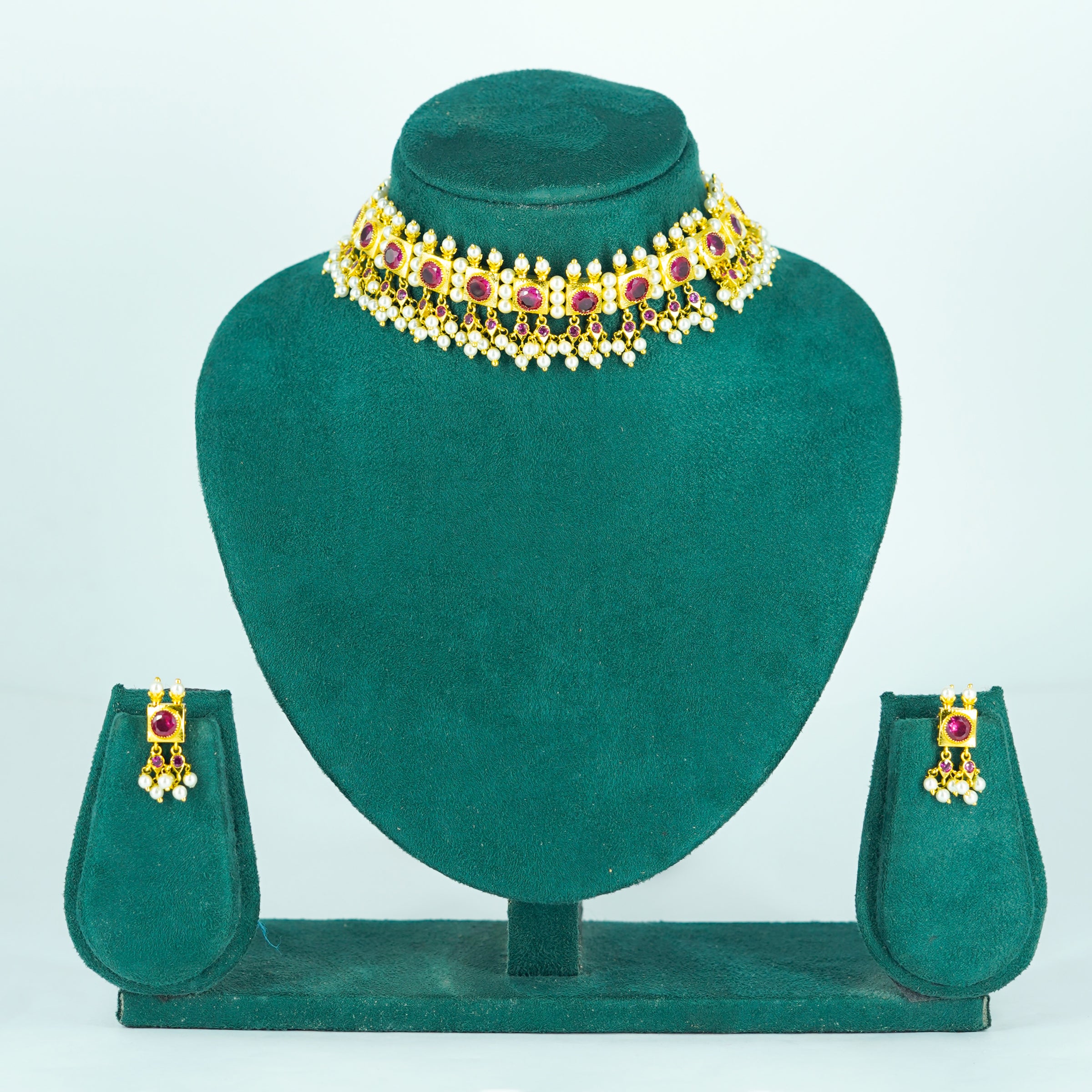 Moti Choker Necklace