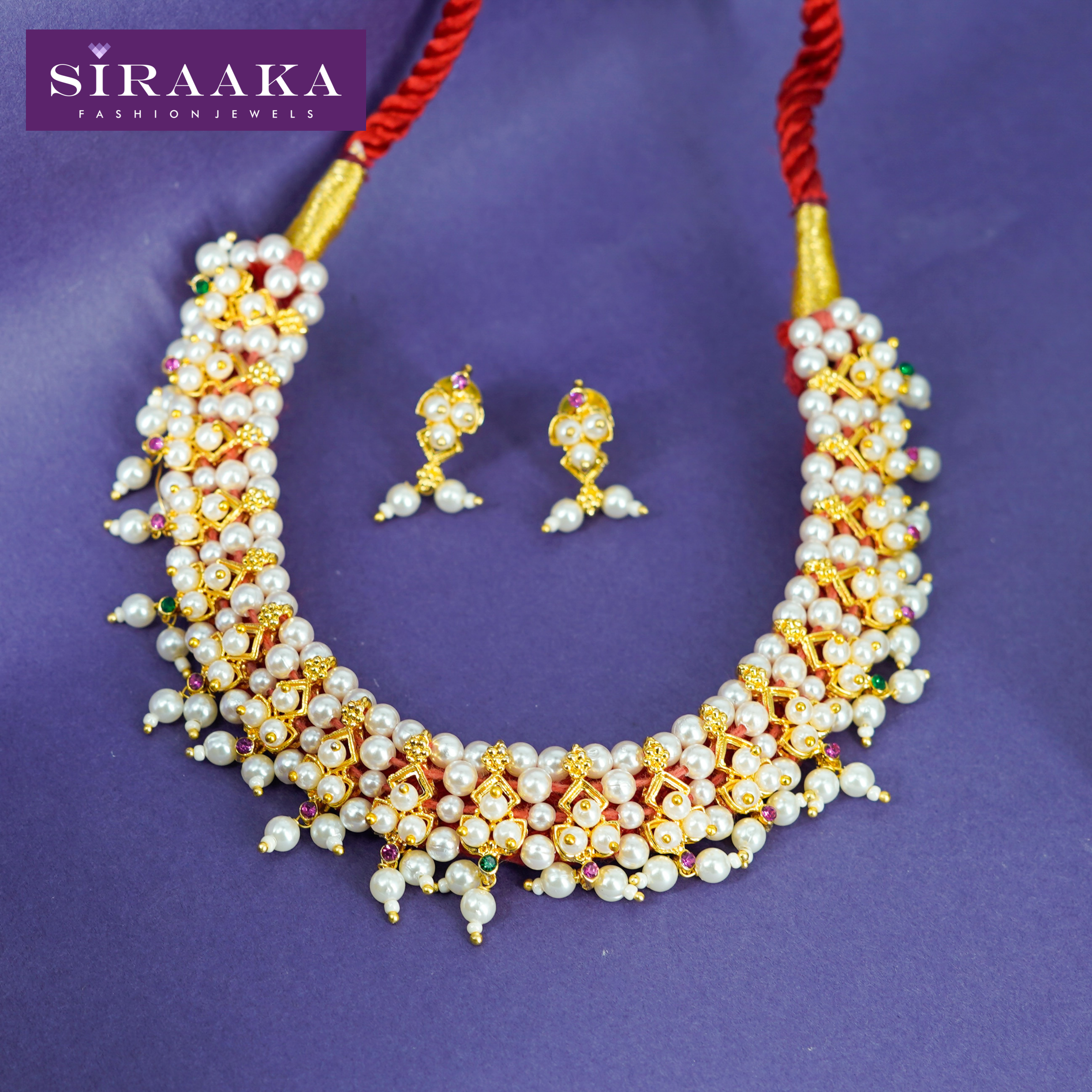 Moti Choker Necklace