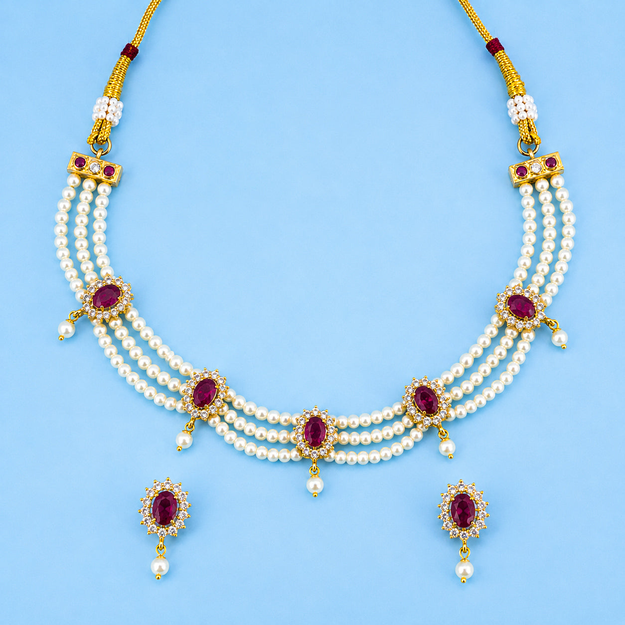 Moti Choker Necklace
