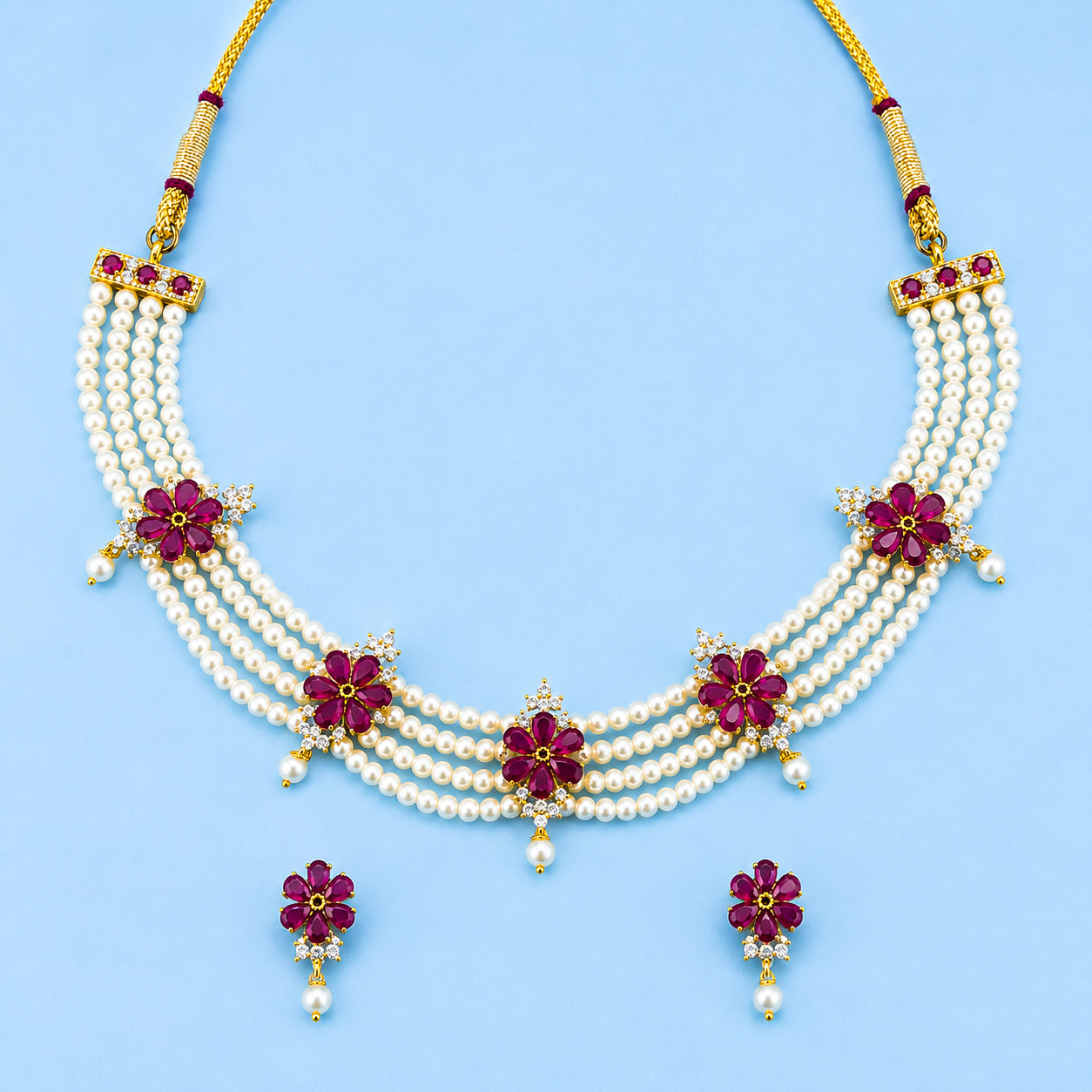Moti Choker Necklace