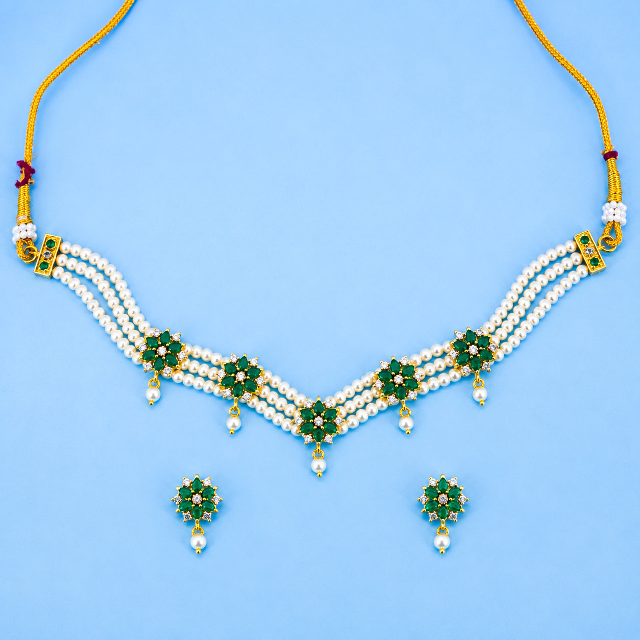 Moti Choker Necklace