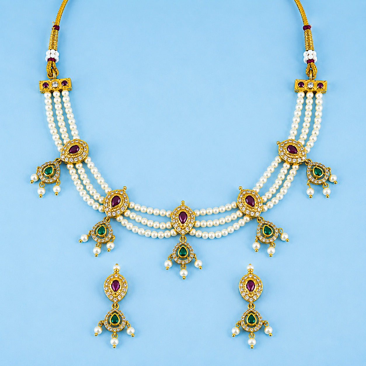 Moti Choker Necklace