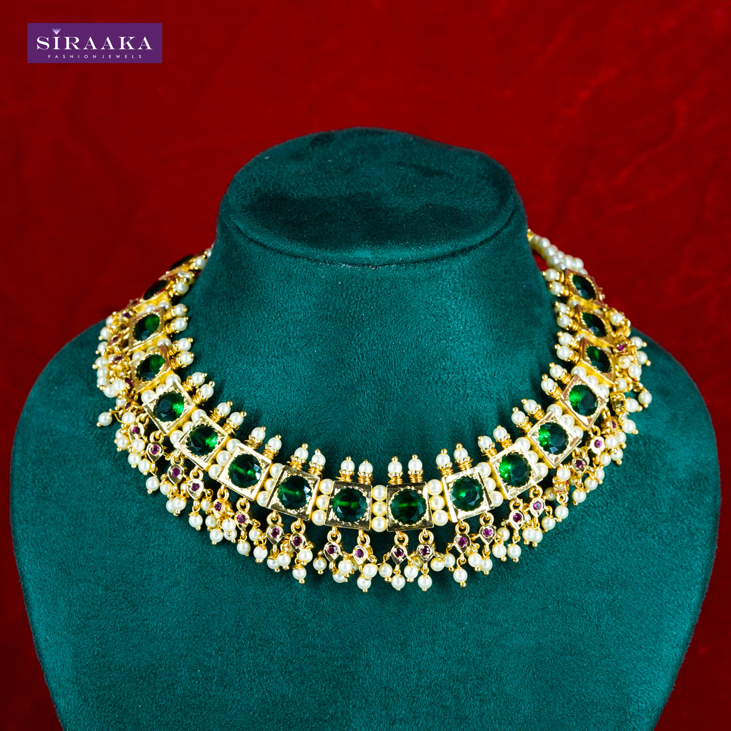 Moti Choker Necklace