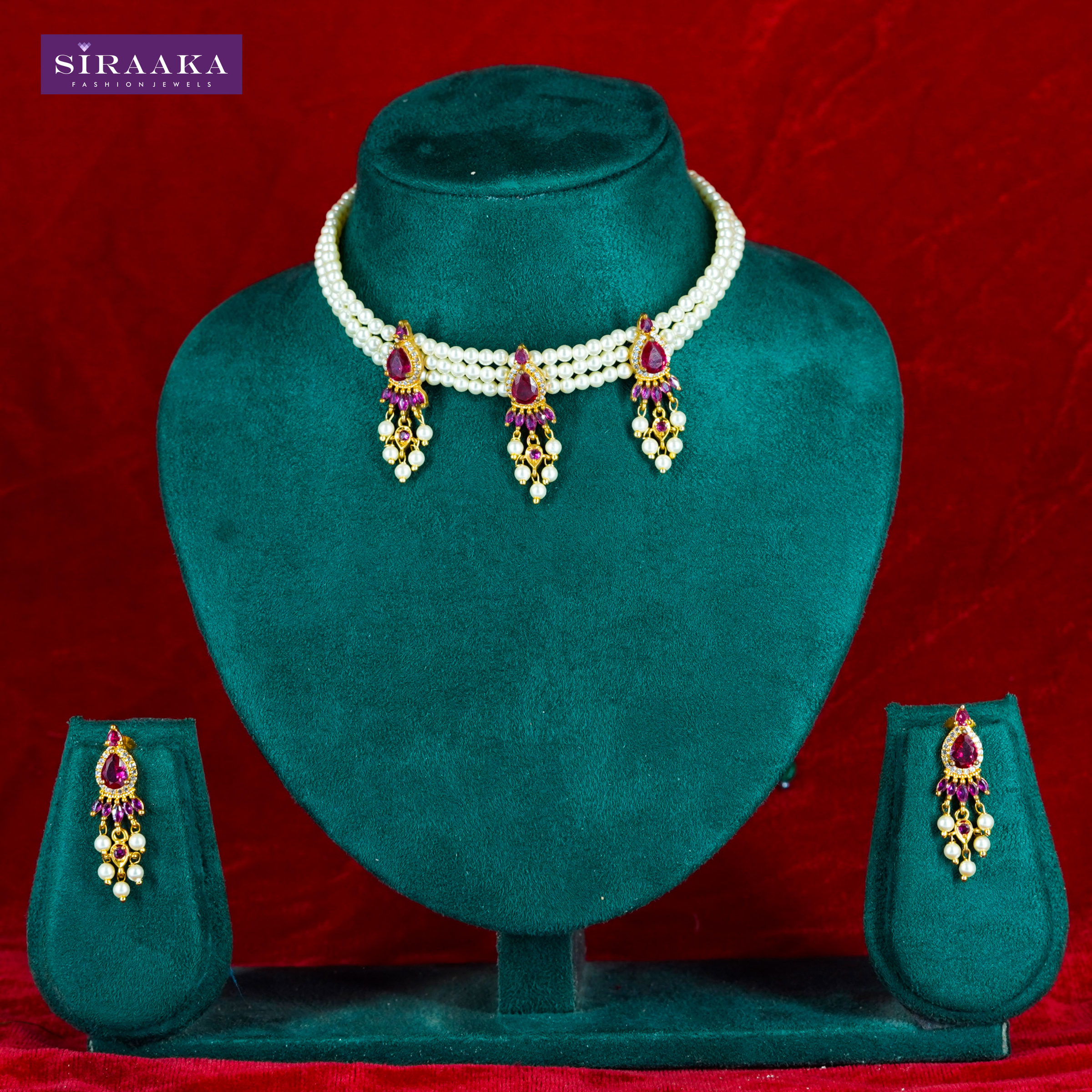 Moti Choker Necklace