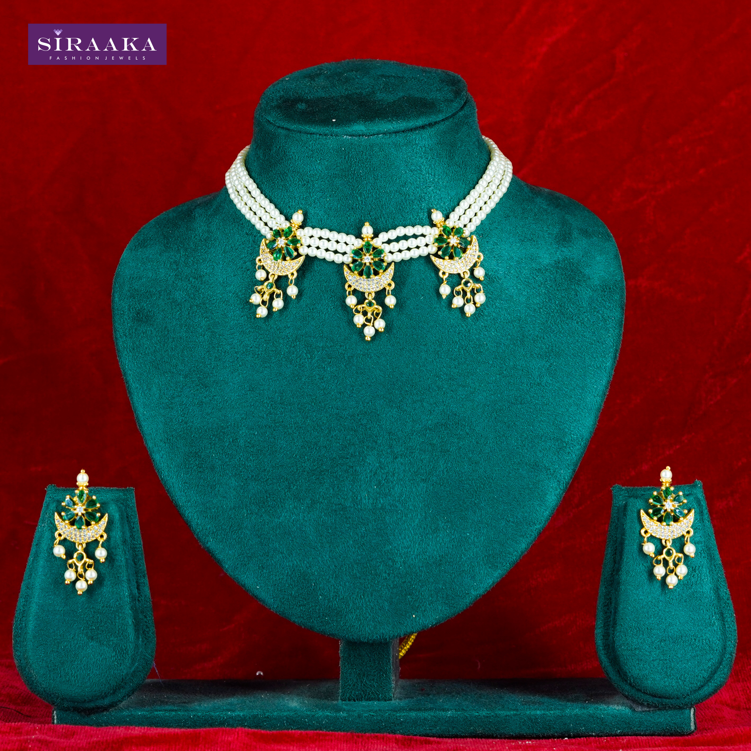 Moti Choker Necklace