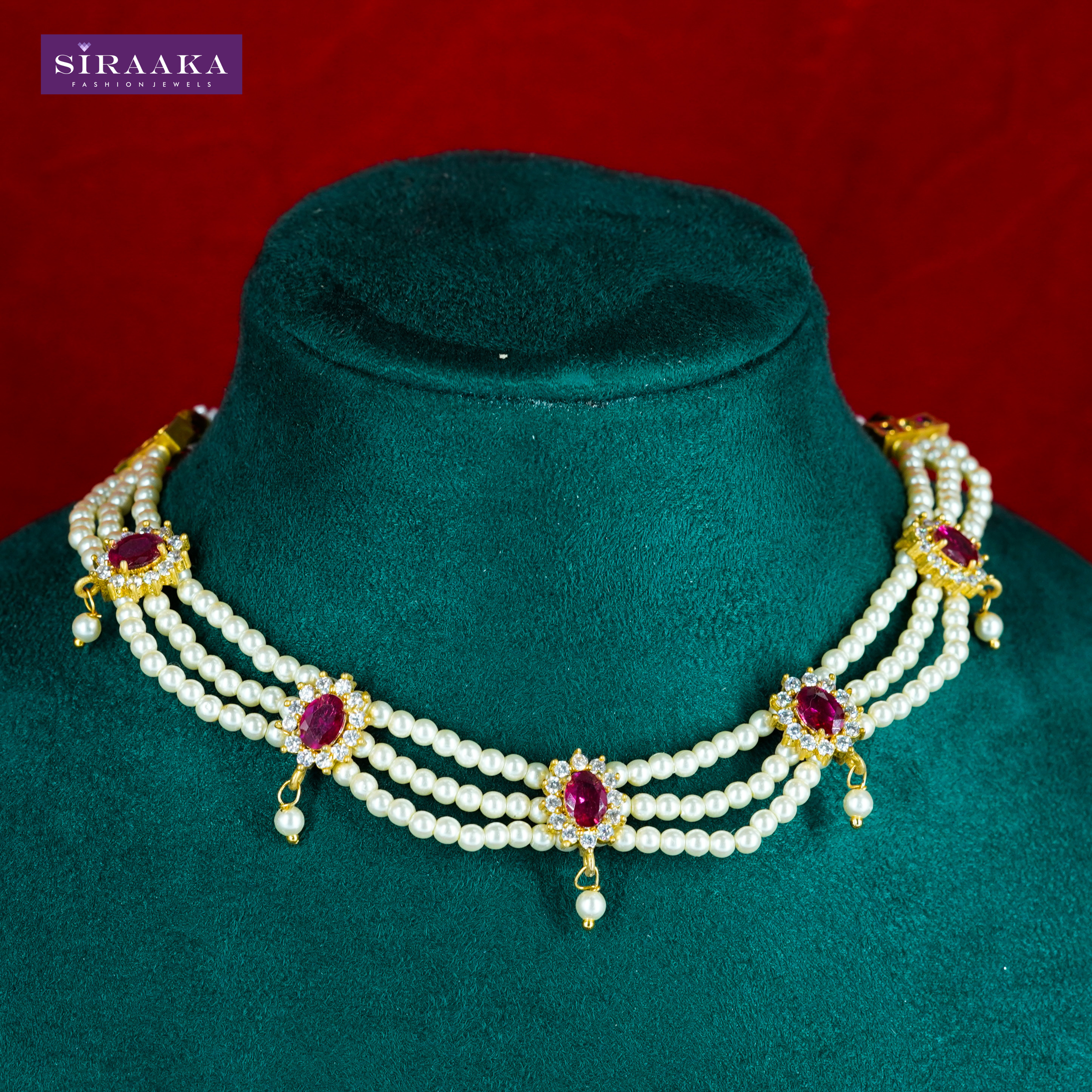 Moti Choker Necklace