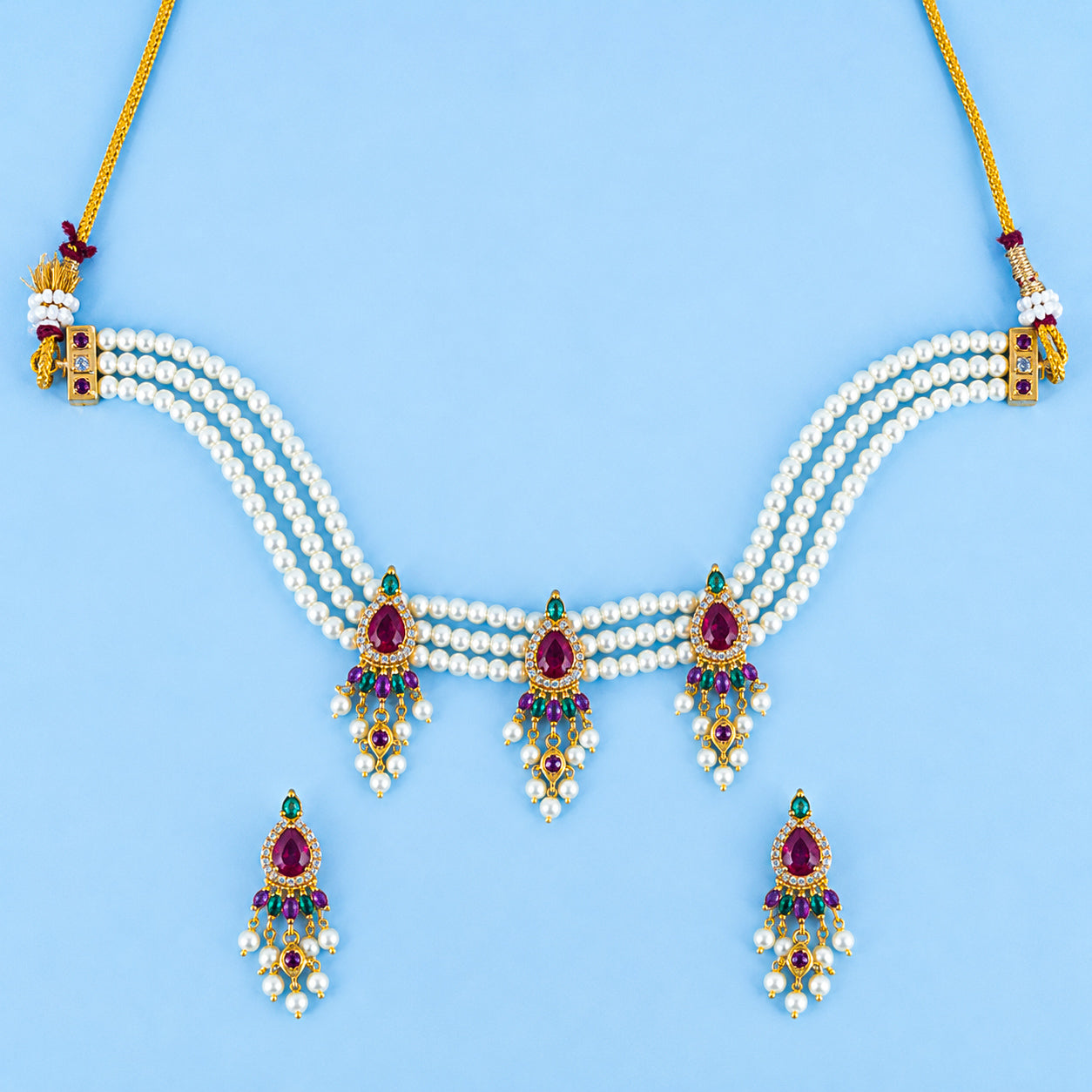 Moti Choker Necklace