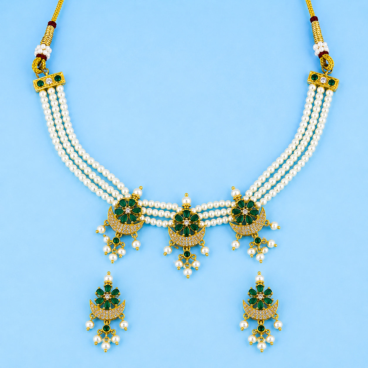 Moti Choker Necklace