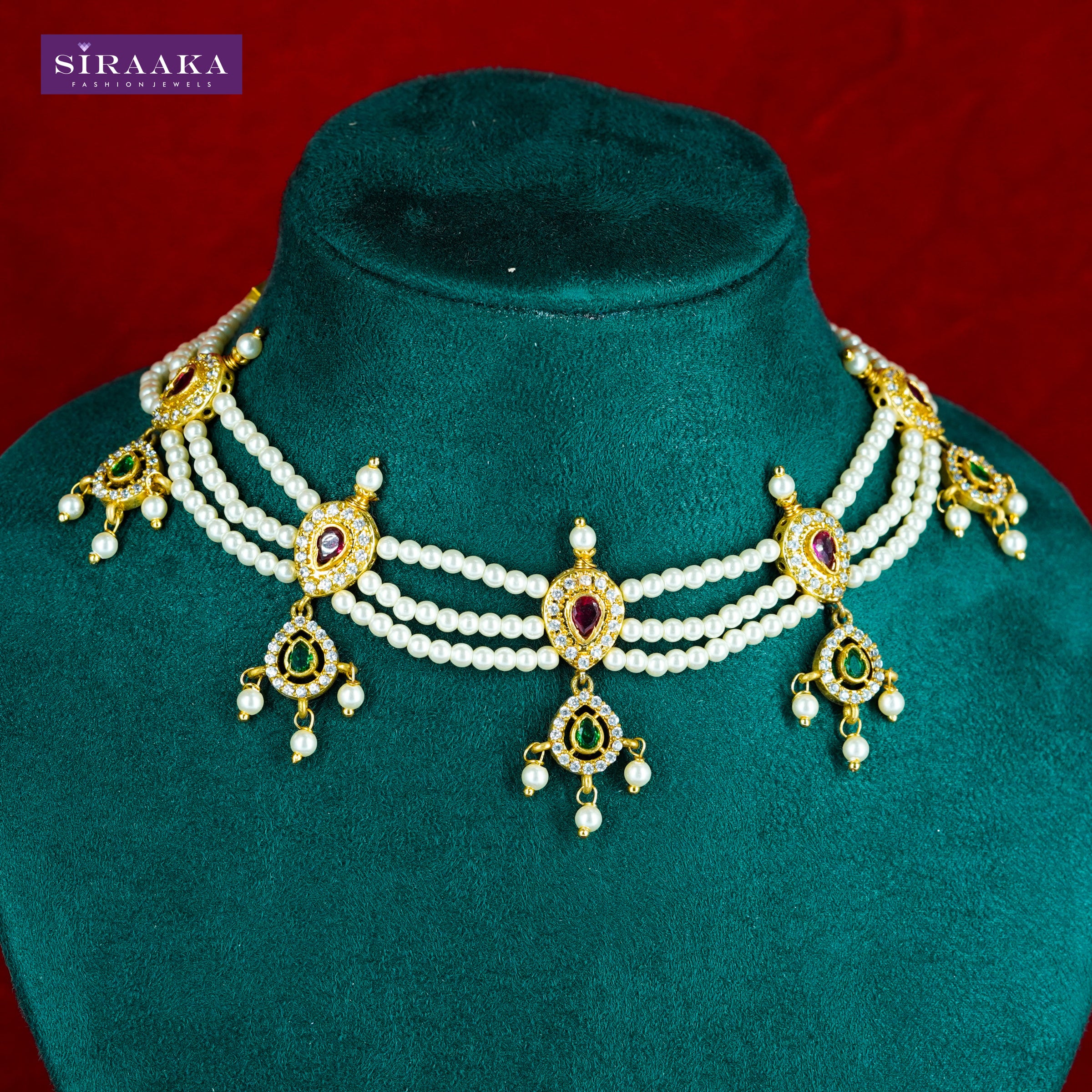 Moti Choker Necklace