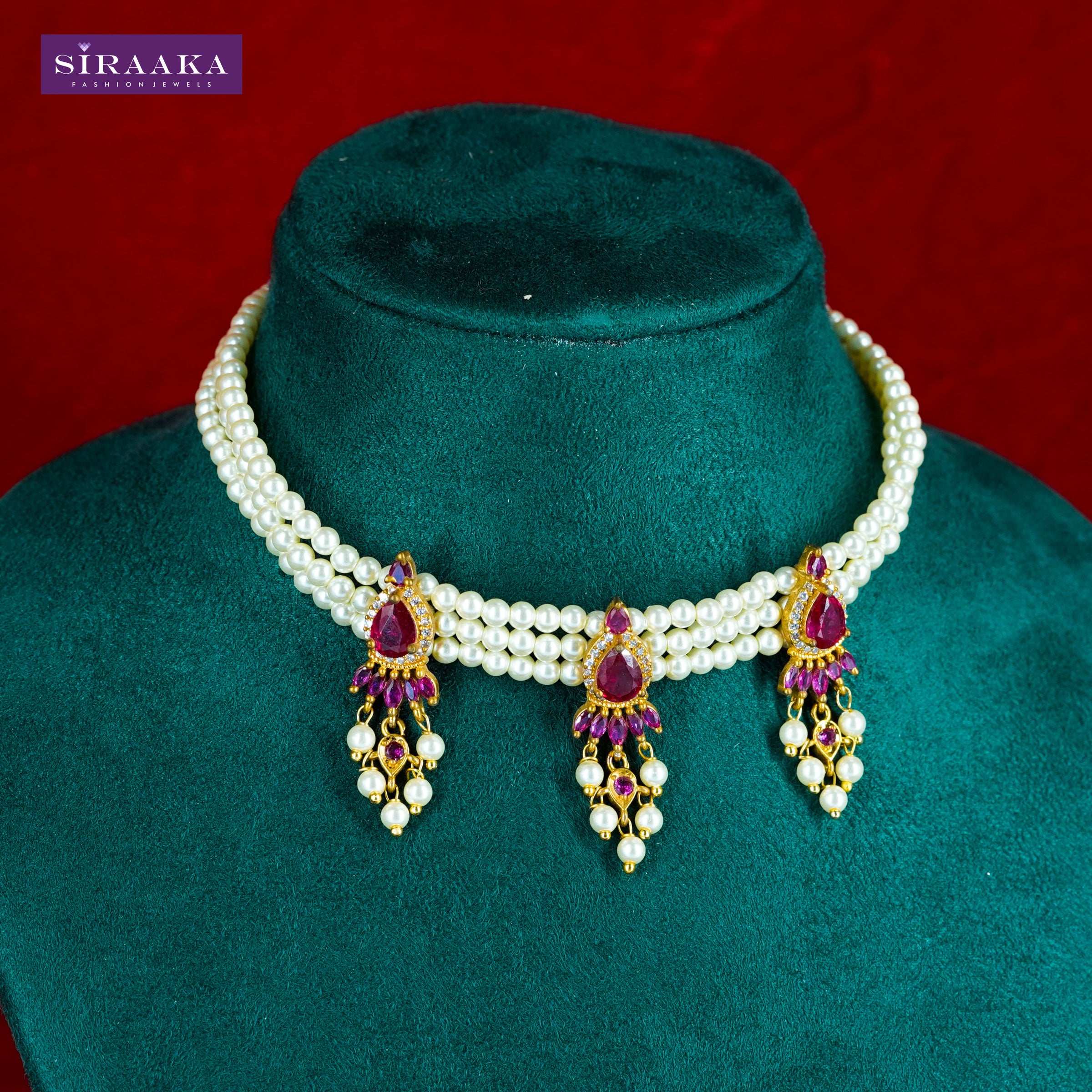 Moti Choker Necklace