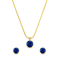 AD/CZ Pendant Set
