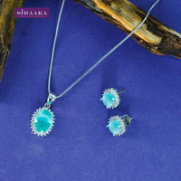 AD/CZ Pendant Set