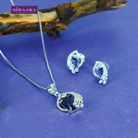 AD/CZ Pendant Set