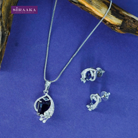 AD/CZ Pendant Set