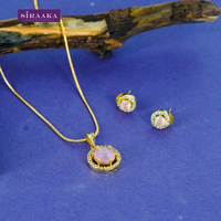 AD/CZ Pendant Set