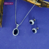 AD/CZ Pendant Set