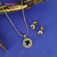 AD/CZ Pendant Set