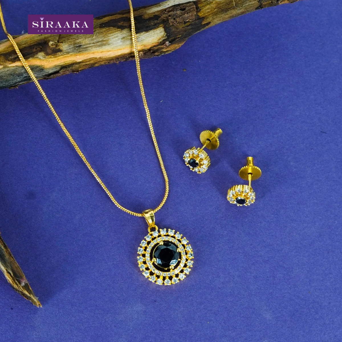 AD/CZ Pendant Set