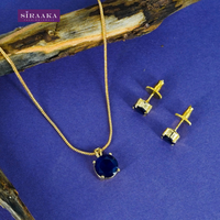 AD/CZ Pendant Set