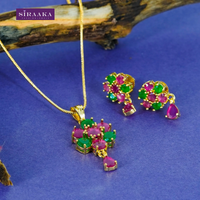 AD/CZ Pendant set