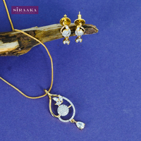 AD/CZ Pendant Set