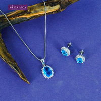 AD/CZ Pendant Set