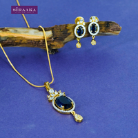 AD/CZ Pendant Set